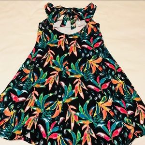 C&C California Black Floral Sundress